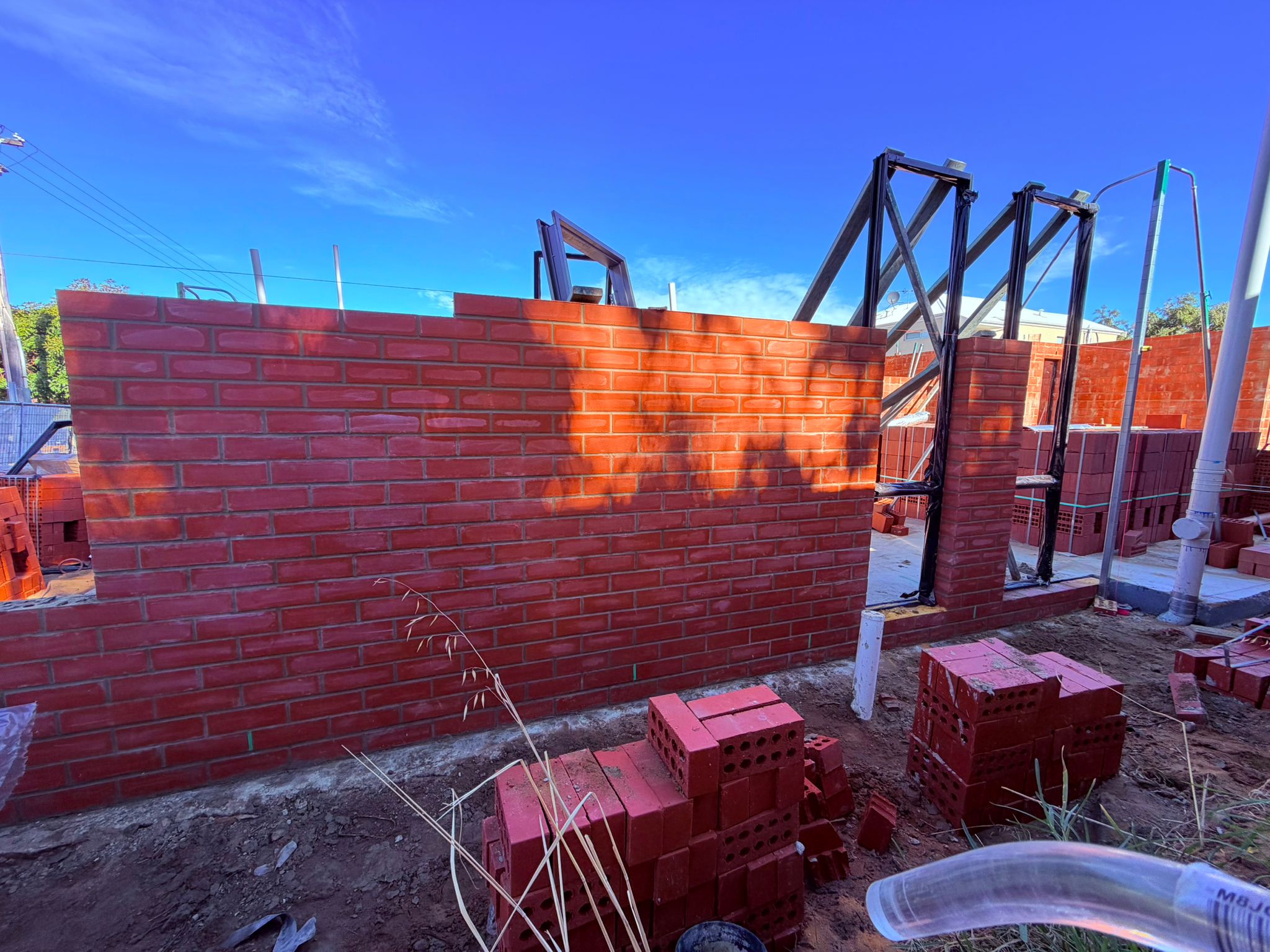 Alice St Doubleview residential brickwork progress photo 10